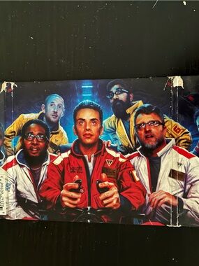 Unbranded Red Jacket Cover Art CD - Sci-Fi Group Artwork